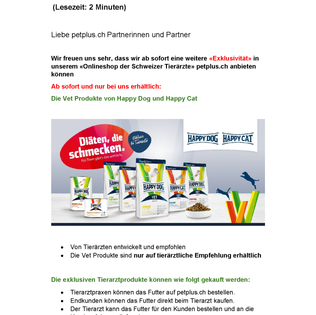Beispiel für einen Newsletter