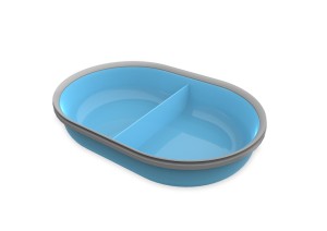 SureFeed Geteilte Schalen blau 2er Set