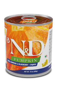 Farmina - N&D Pumkin Canine Puppy Lamm, K&uuml;rbis & Heidelbeeren Dose