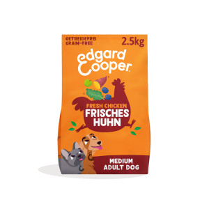 Edgard & Cooper - Canine Adult Medium/ Large Frisches Huhn mit Apfel