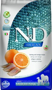 Farmina - N&D Ocean Canine Adult Medium/Maxi Hering & Orange